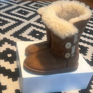 UGG Tan Shearling Boots